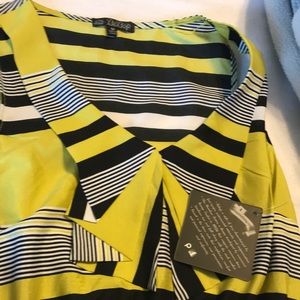 Bebop yellow and black dress, size M